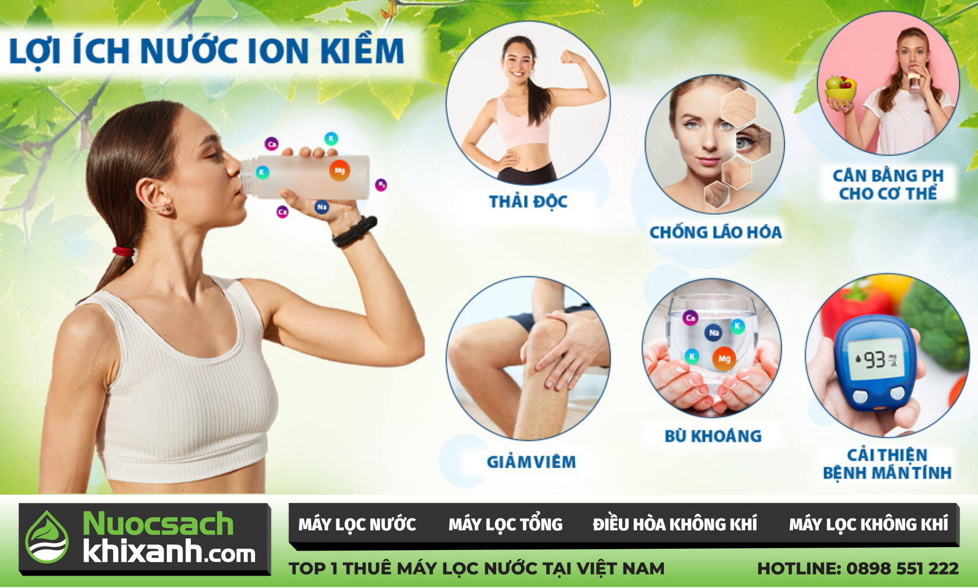 Nhận xét của các chuyên gia Việt Nam về nước ion kiềm: khả năng chống oxy hóa và cải thiện tốt các bệnh mãn tính