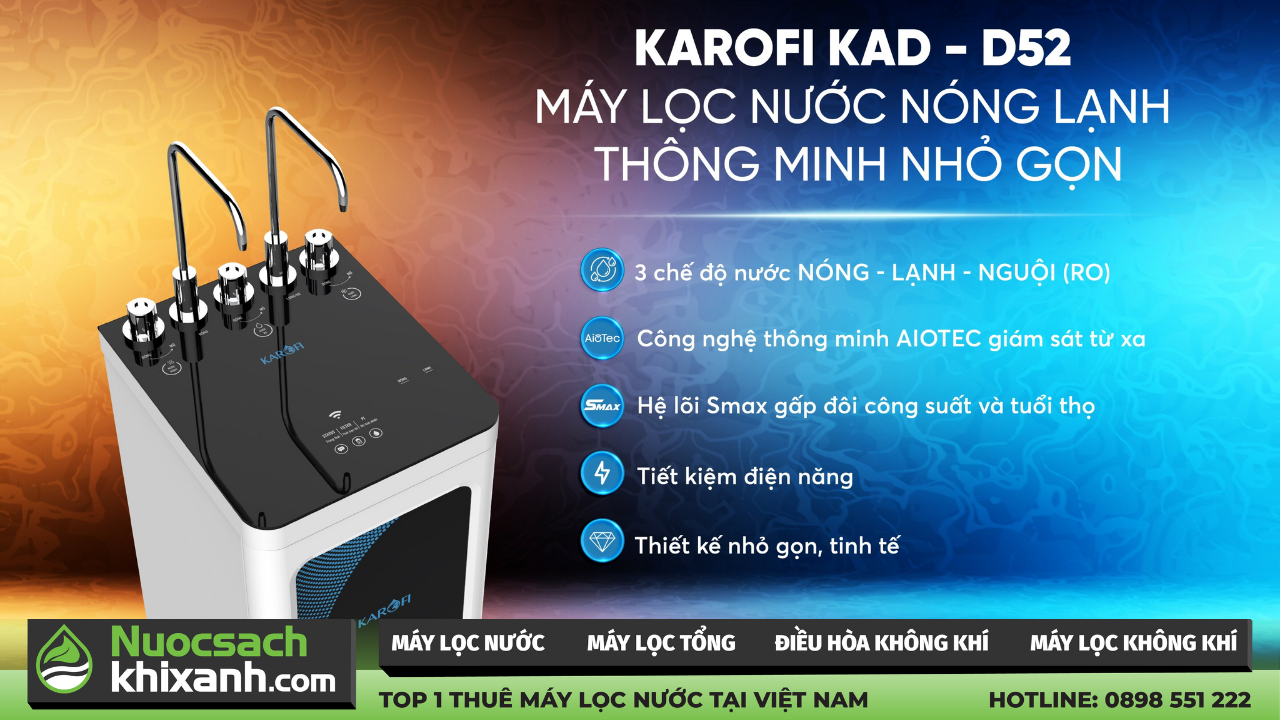 máy lọc nước thông minh karofi