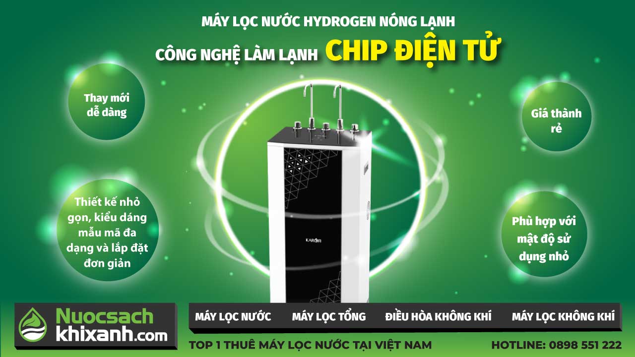 ưu điểm của máy lọc nước công nghệ chip điện tử