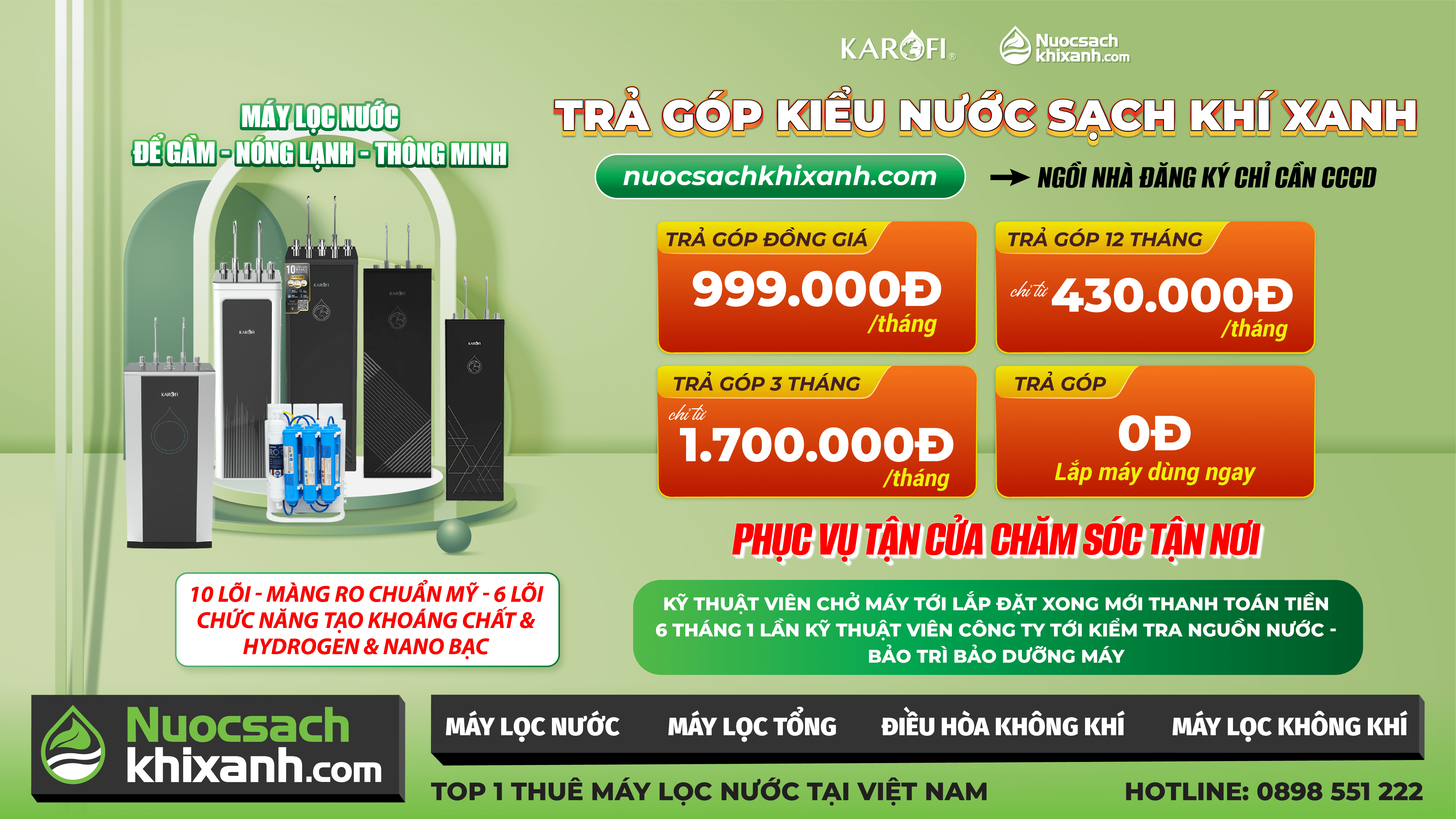 Thuê mua kiểu Nước Sạch Khí Xanh là gì?