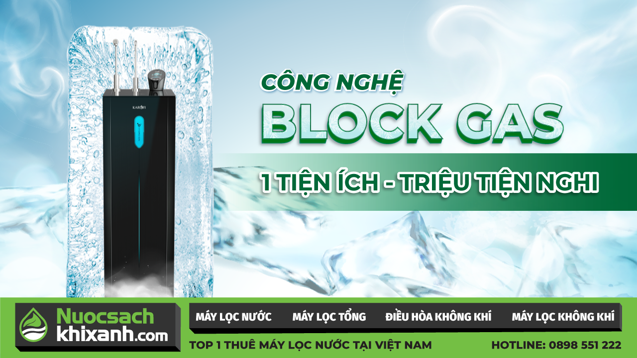 Thuê mua máy lọc nước Hydrogen Nóng Lạnh công nghệ làm lạnh Block Gas với ưu đãi cực đỉnh