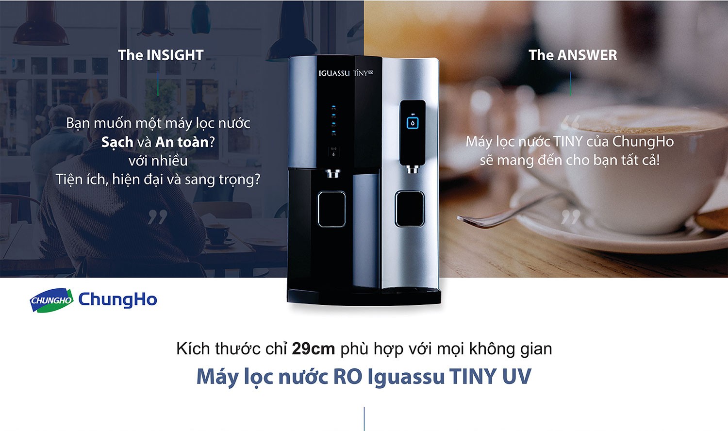 Máy lọc nước ChungHo Iguassu Tiny 500 UV