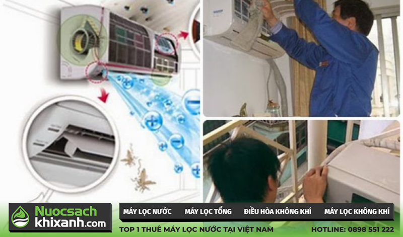Dịch vụ bảo trì bảo dưỡng điều hòa tại nhà của nước sạch khí xanh