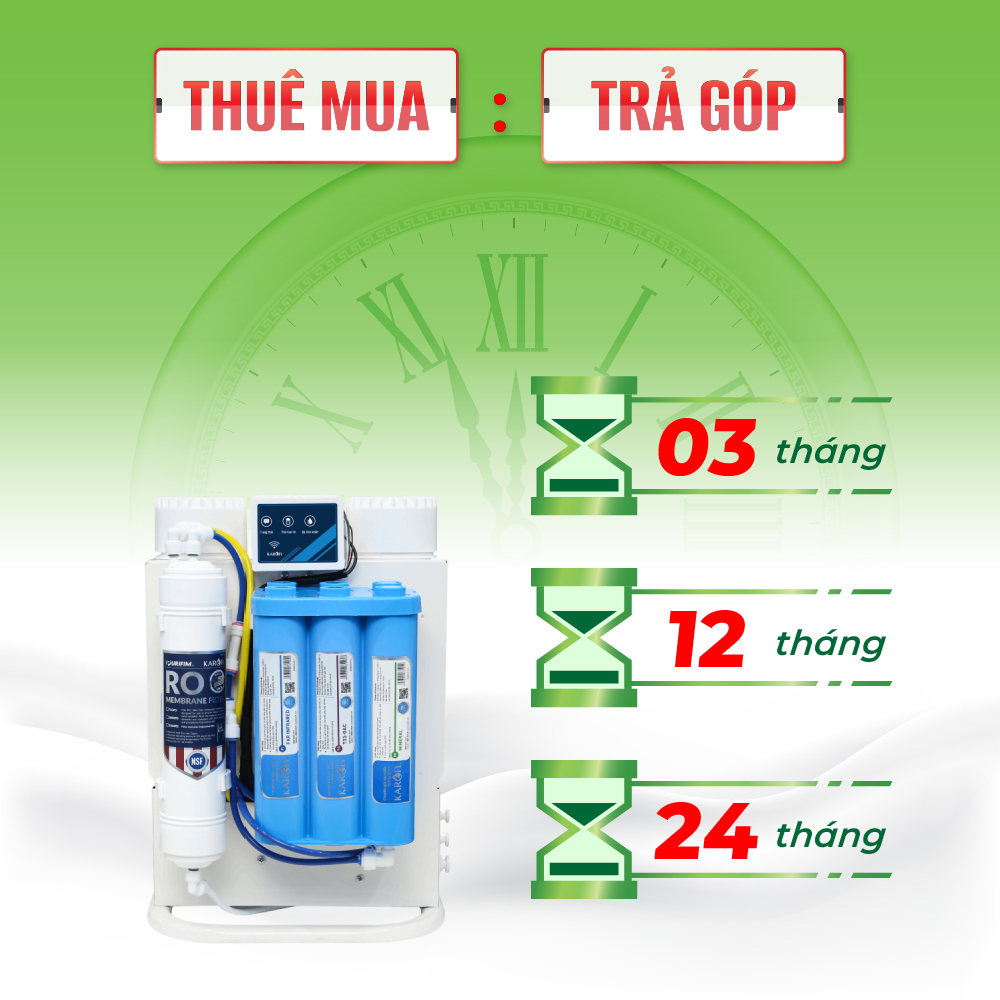 THUÊ MUA MÁY LỌC NƯỚC ÂM TỦ KAQ U95